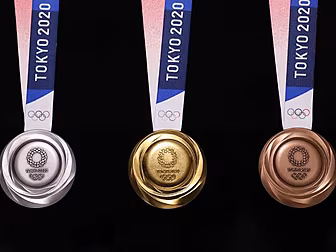 Here Are The Medals Athletes W...