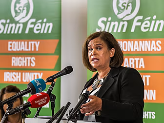 Sinn Fein Leader Calls For Bor...