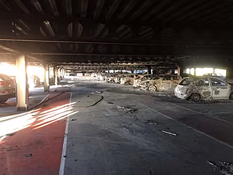 Cars Destroyed In Cork Shoppin...