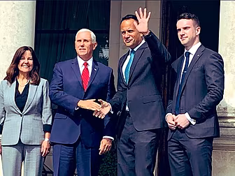 Taoiseach Meets With US Vice-P...