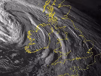Storm Lorenzo Passes Over Irel...