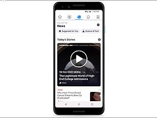 Facebook Launches News Service...