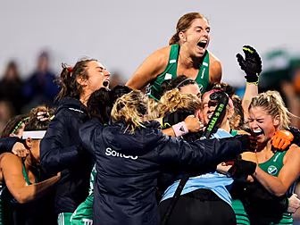 The Irish Women's Hockey Team...