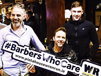 Meet The Irish Barbers Giving...