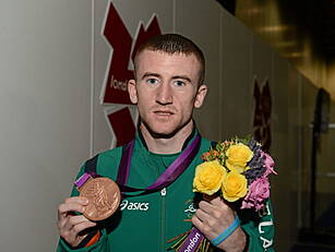 Paddy Barnes hangs up his glov...