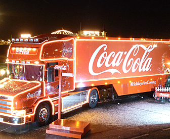 Here's When The Coca Cola Truc...