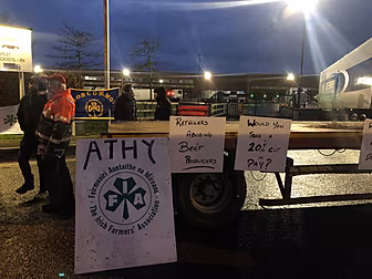 Farmers Blockading Distributio...