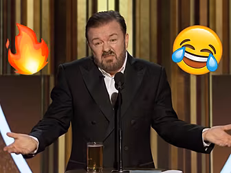 Gervais Roasts Hollywood In Hi...