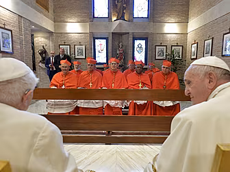 Popes Benedict And Francis At...