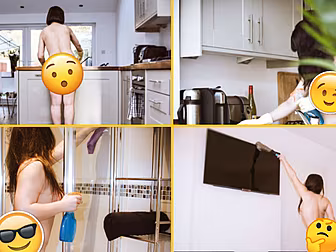 Naked Cleaner Bares All (For €...