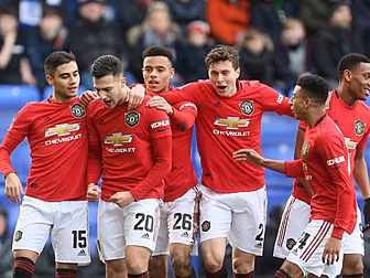Manchester United hit Tranmere...