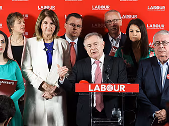 Labour And Sinn Féin Launch GE...