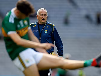 Selector Donie Buckley leaves...