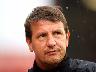 Hearts manager Daniel Stendel...