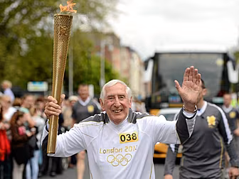 Olympic champion Ronnie Delany...