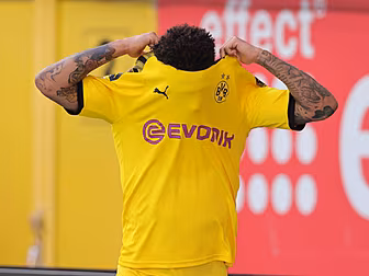 Dortmund duo Jadon Sancho and...