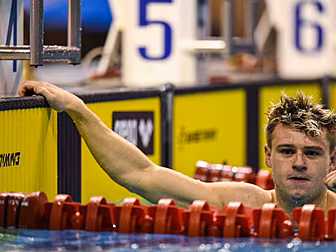 Irish swimmer Robbie Powell ba...