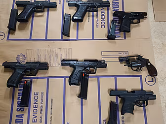 Seven Guns Seized By Gardai In...