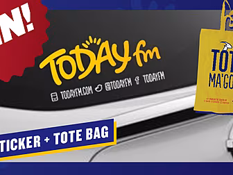 Today FM Car Stickers & Tote B...