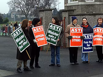 ASTI Leaders Examine Strike Ac...