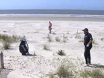 Lowry makes trip to the beach...