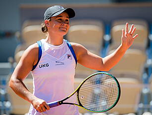 Barty forced to retire with a...