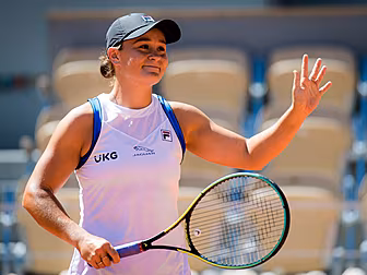 Barty forced to retire with a...