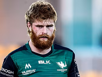 Connacht flanker Sean O'Brien...