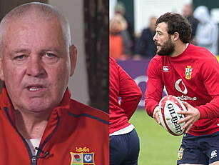 Lions coach Gatland singles ou...