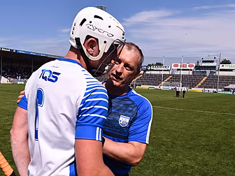 Waterford manager Liam Cahill...