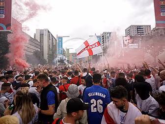 England given stadium ban foll...
