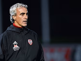 Jim McGuinness lined up for in...