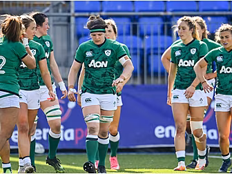 Irish women's rugby player del...