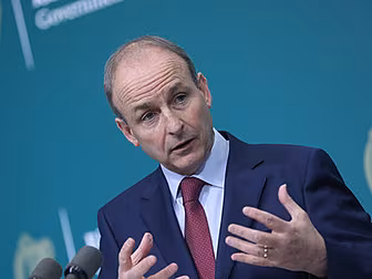 An Taoiseach Micheál Martin Di...