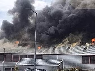 Large Fire Breaks Out At Facto...