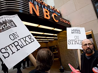 TV and Film Writers On Strike...