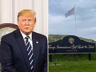 Donald Trump Leaving Ireland E...