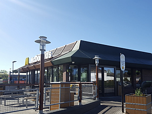 Firefighters At McDonald's Bla...