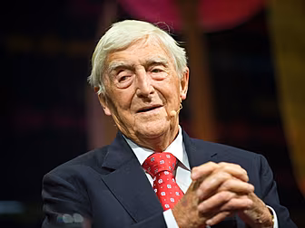 Broadcaster Michael Parkinson...