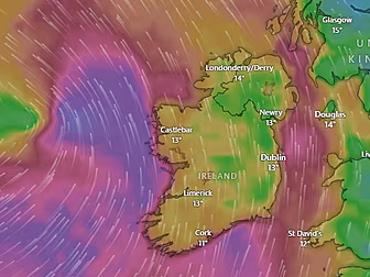 Storm Kathleen Tracking Toward...