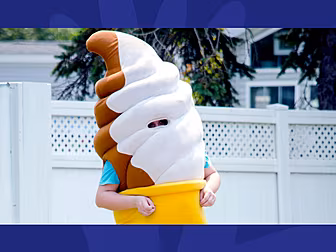People Dressed As Ice Cream Co...