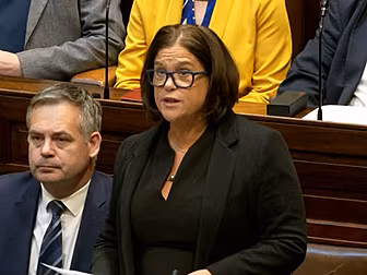 Sinn Féin's Mary Lou McDonald...