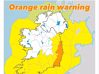 Status Orange Weather Warning...
